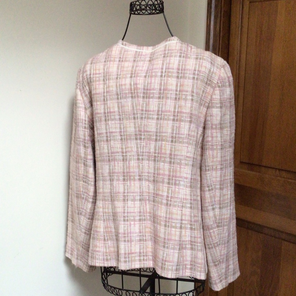 Lands’ End multi-pastel color Blazer, 16 - Picture 2 of 6